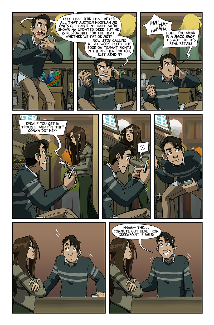 Episode Three, Page 29  Saints'Quarter